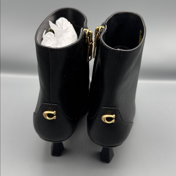 COACH Women's Sculpted C Kitten Heel Booties - Picture 3 of 4